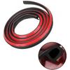 Riloer Universal 16,4 Pés(5 metros) Protetores de Borracha Preta para Bordas de Porta de Carro, Acabamento de Borda Tipo P, Protetor de Entrada de Porta Automotivo, Protetor de Borda de Porta de Carro