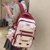 School bag Children's elementary school students Girls Junior high school students High school two-piece set Backpack