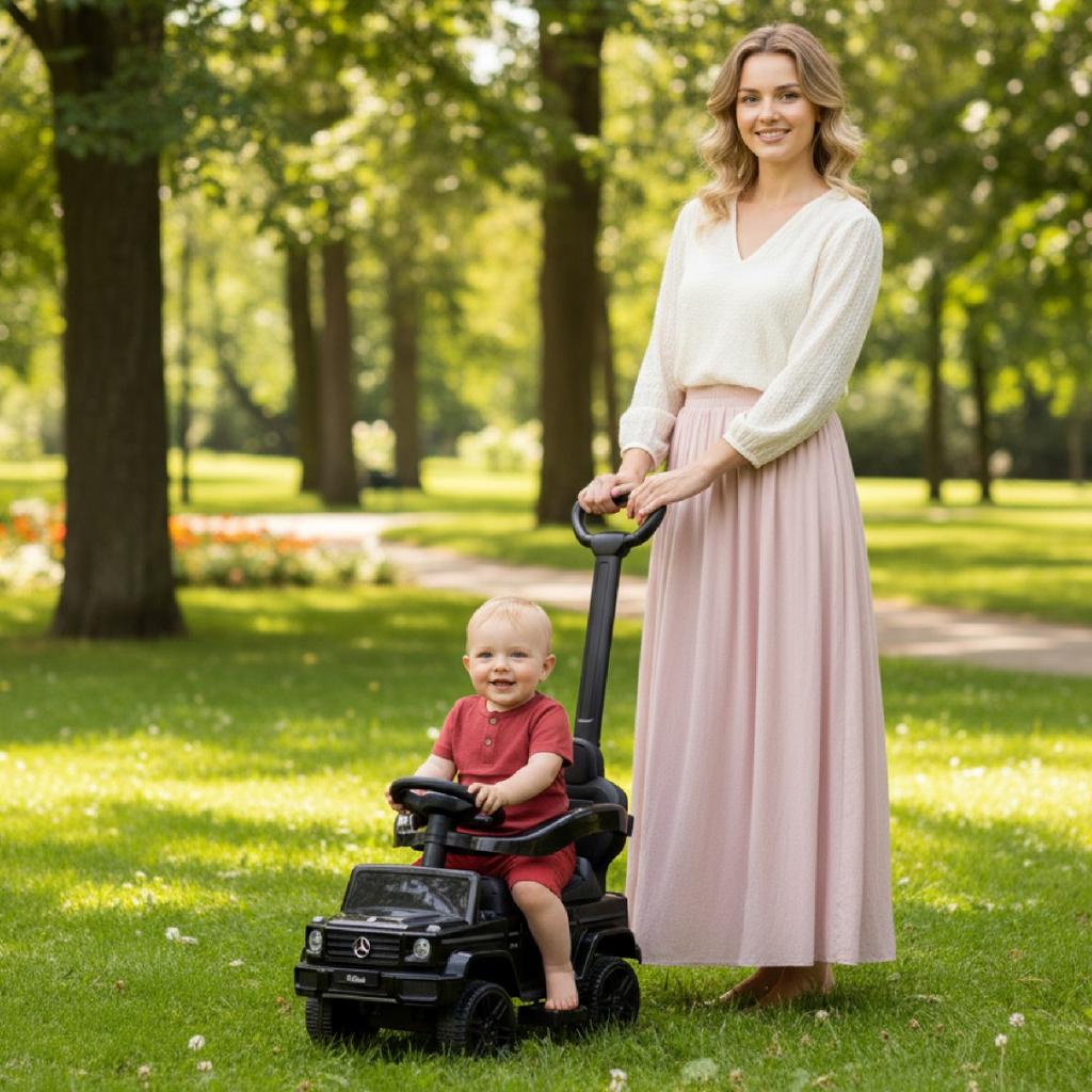 Draisienne Pousseur Déambulateur Pour Enfants Mercedes Benz Classe G Noir