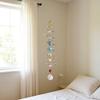 New Crystal Sun Catchers 25 CM Colorful Gazing Ball Spiral Tail Wind Spinners Hanging Ornament Rainbow Maker Home Decor