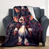 1pc Gremlins Gizmo Throw Blanket Soft Flannel, Cozy All Season Polyester Perfect for Home, Office