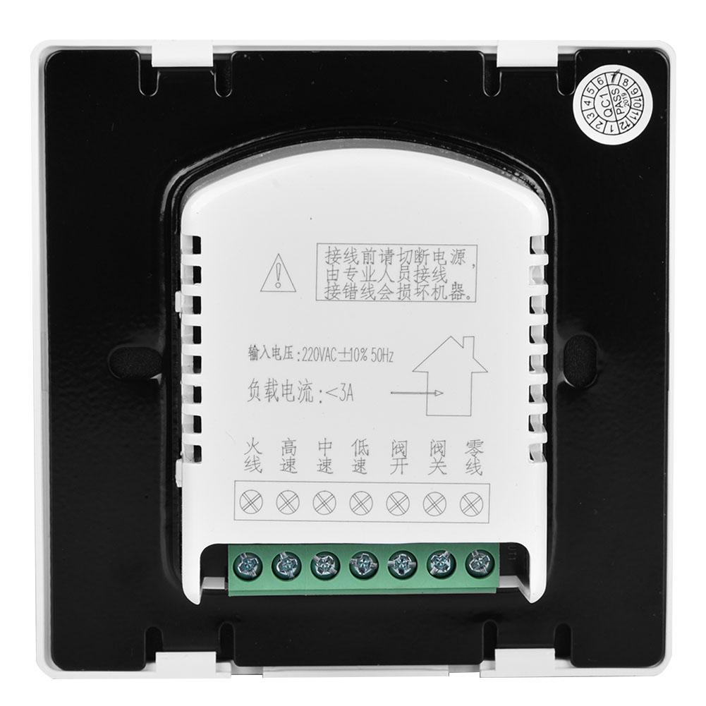 Termostat Central LCD pentru Ventiloconvector de Aer Condiționat, Răcire, Încălzire, Controlor Temperatură Cameră