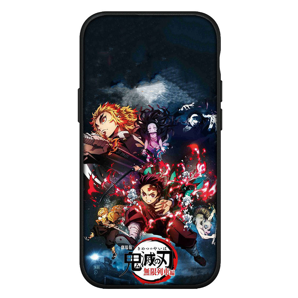 for iPhone 16 15 Xiaomi Redmi Note 13 12 11 Pro Max X 9 14 XR Samsung Galaxy S24 S23 Plus Huawei OPPO Kamado Tanjirou Nezuko Demon Slayer Phone Case