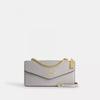 Coach Klare Envelope Crossbody Bag Gold Dove Grey