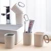 Couples' Portable Children's Toothbrush Storage Cup with Handle