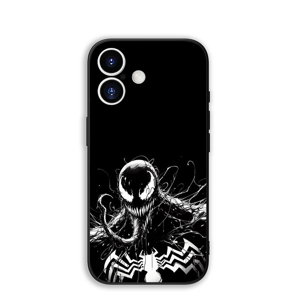 For Motorola Moto G86 G57 G67 G24 G15 G54 Power G13 G14 G34 G35 G45 G60 G53 G55 G64 G75 G72 Phone Case Venom Marvel Spider Man