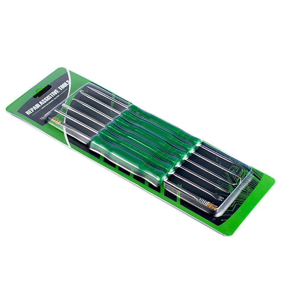 6Pcs Desoldering Aid  Kit Soldering Aid Assist Tool PCB Cleaning Repair Tool Circuit Board Soldering Welding Auxiliary Tool