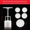 Plastic Hand Pressure Mooncake Mold Cookie Stamps Reusable Pastry Maker Tool Mid Autumn Festival For Baking Dessert Making
