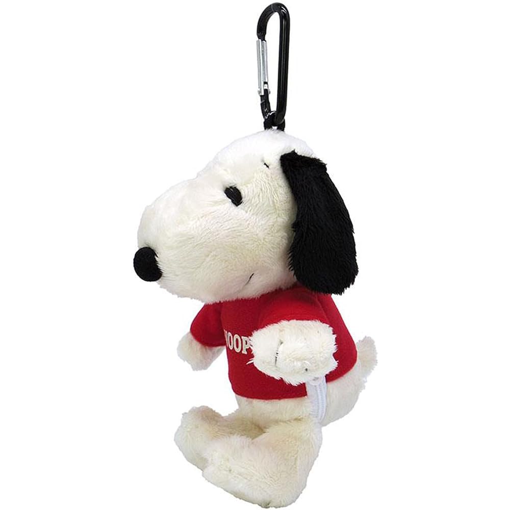 Nakajima Corporation Snoopy Plush Eco Bag Red 193629-24