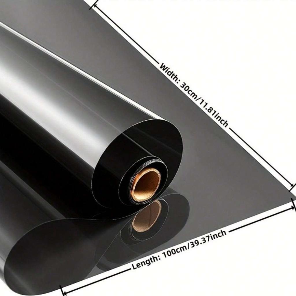 Reflective Privacy Window Film: One-Way Mirror, UV & Heat Control, Self-Adhesive, Waterproof - Ideal For Office & Hotel