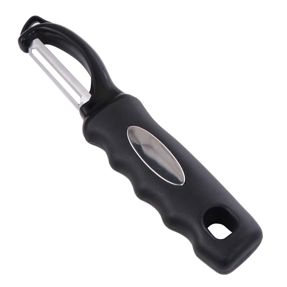 Soft Grip Handle Peeler 2-in-1 Stainless Steel Peeler Swivel Vegetable Peeler  Food Preparation