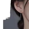 2024 Trendy High-End Sterling Silver Star Threader Earrings for Women