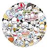 60pcs Suitcase Stickers Waterproof Stickers Scooter Computer Tablet Cartoon Decoration