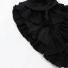 School Girls Dance Layered Tutu Skirt Elastic Waist Pleated Skirt Kids Performance Daily Wear Casual Party Outfit Ruffle Skirts