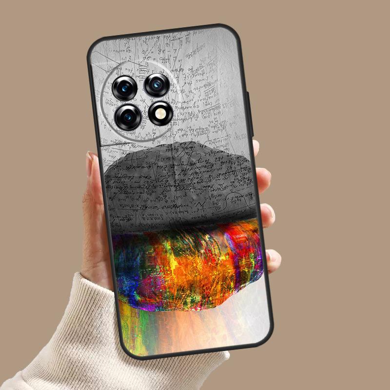 Brain Art Case For OnePlus Nord 5 CE 4 3 Lite N20 N30 OnePlus 15 13 12 11 8 9 10 Pro 12R 13T 13R Cover