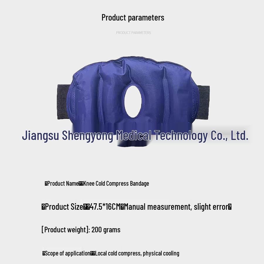 Reusable Hot/Cold Knee Brace for Pain Relief and Sports Protection with Ice Pack