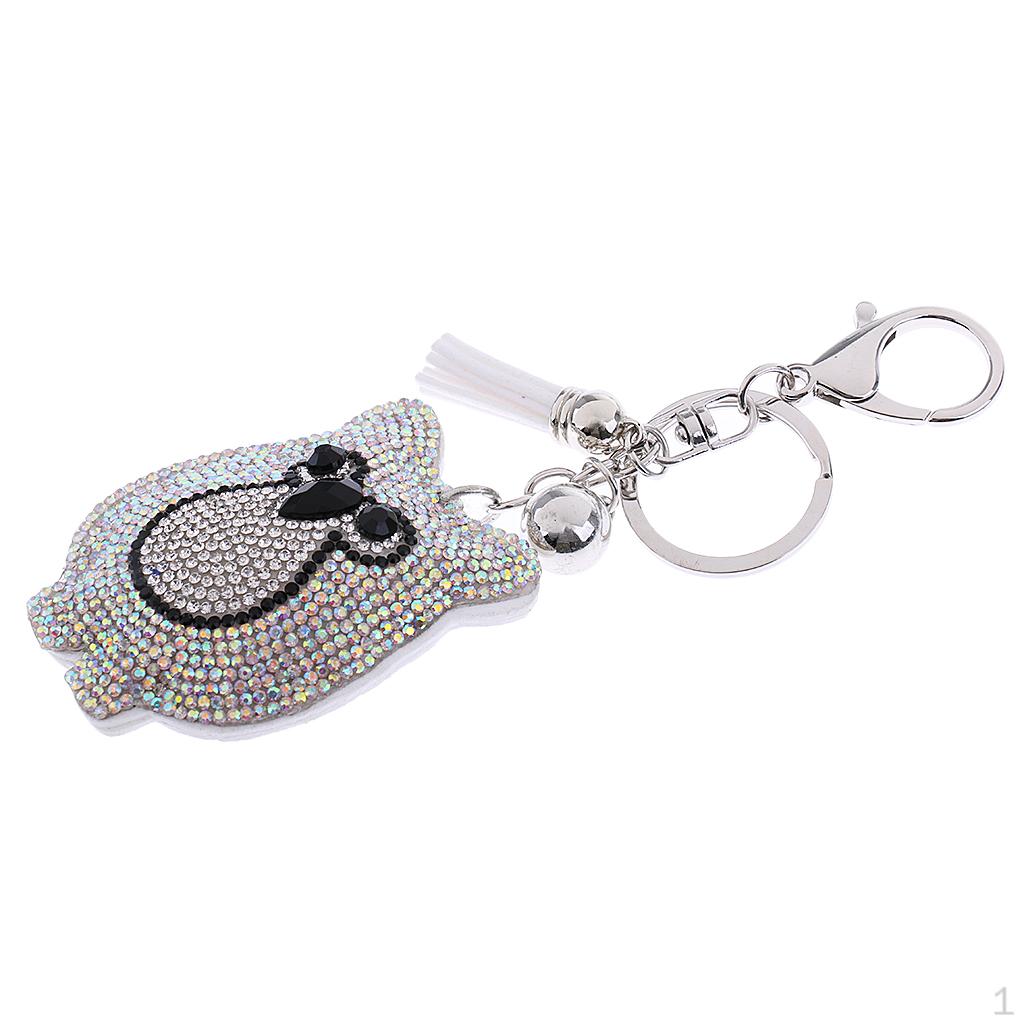 

Crystal Diamond Keychain Animal Key Chain Rhinestone Women #10