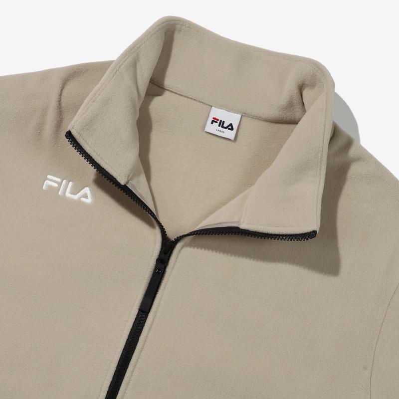 New FILA Jackets Unisex Beige FS2FTE4210X-BEG