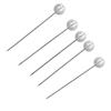 1 Box 50Pcs Corsage Pins White Pearl Head Straight Needle Sewing Marker Pin for Wedding Dress