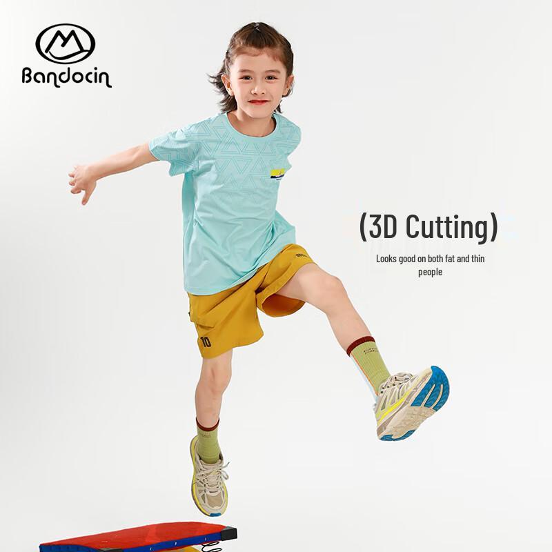 Banduxian Boys  Quick-Dry Short Sleeve Sports T-Shirt 170