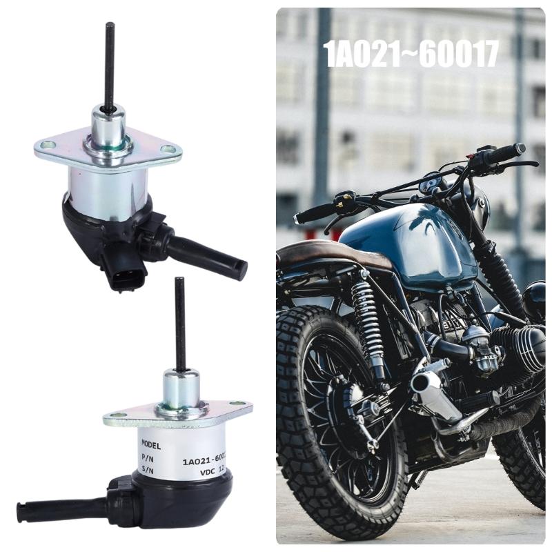 Digging Machines Engine Flameout Stop Solenoid Valves Corrosion Resistant Part for 1A021-60017 Excavators, 12V 1A