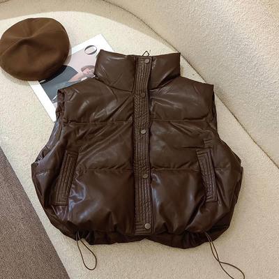 Warm en modieus met opstaande kraag Korte winterbodywarmer voor dames