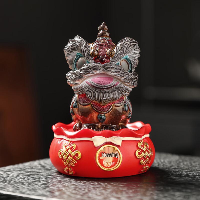Guochao Color-Changing Lion Dance Tea Pet