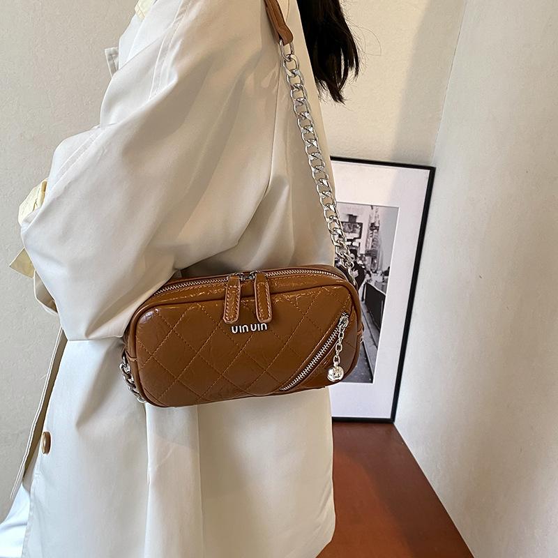 Bag Women's New Fashion Shoulder Bag Commuter Messenger Small Square Bag