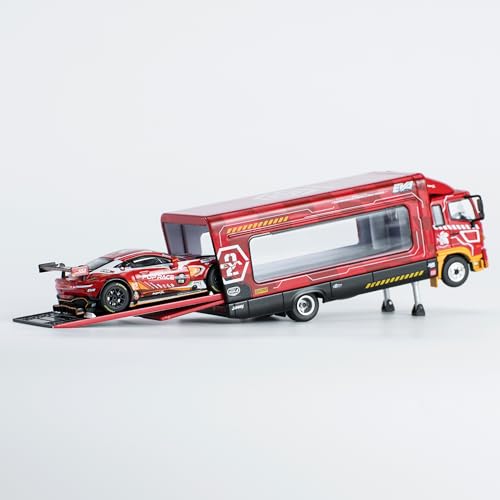 POP RACE 1/64 EVA RACING TRANS PORTER HINO 500 (EVA-02) Finished Product
