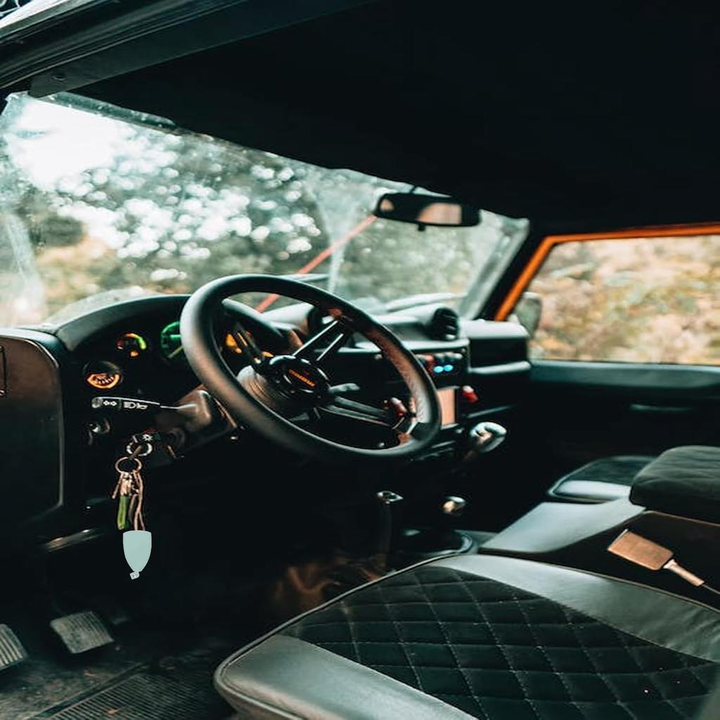 Car Key Case, 8Pcs Creative Pull-Out Key Case Cover, PU Leather Large-Capacity Car Key Protective Bag