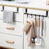 Gifts Multi-purpose Towel Rod with Hook Punch-free Over Cabinet Towel Rack Towel Storage Bar Towel Storage Organizer