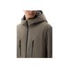 Anta Outdoor Series Letter Loose Hooded Zipper Long Sleeve Down Jacket Men Outerwear Bronze 952446906-1