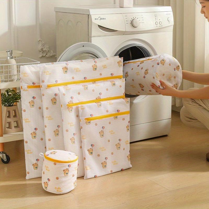 6pcs Extra Large Laundry Bags with Thick Fine Mesh - Anti-Deformation,Color-Protecting Wash Bags for Sheets,Clothes, Pants, Bras