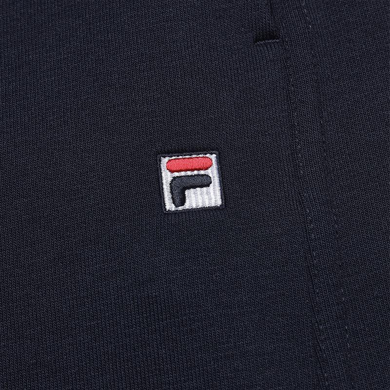 Fila Heritage Classic Versatile Comfortable Pocket Loose Straight Leg Knit Casual Pants Women Bottoms Legendary-Blue F11W548609FNV