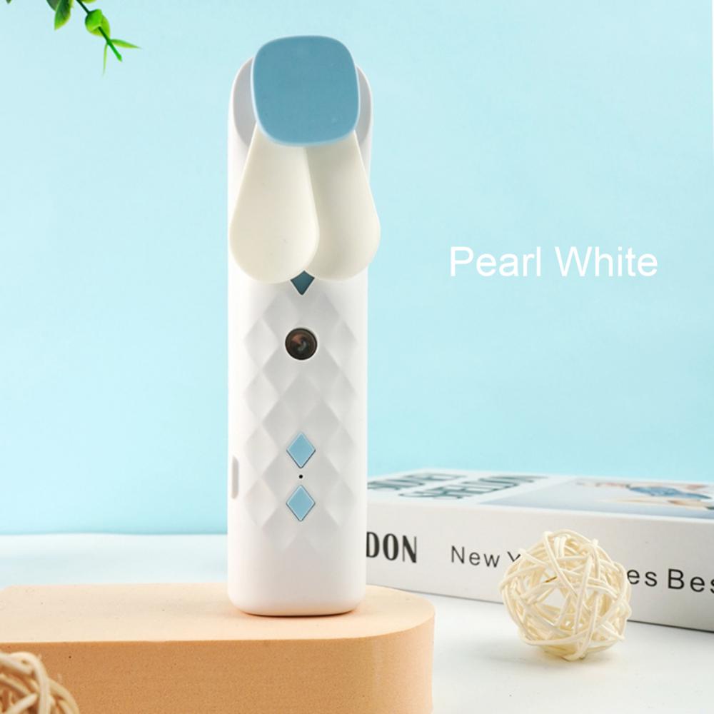 Mini Ventilatore Portatile 2 In 1 Umidificatore Ricaricabile USB Ventilatore Portatile Nebulizzatore Spray Acqua Vapore per Viso Condizionatore d'Aria per Esterno