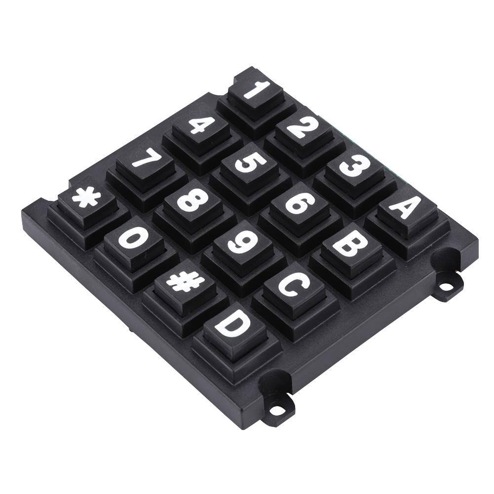 Keyboard Modules with 16 Keys 4x4 Push Buttons External Big Keypad for MCU