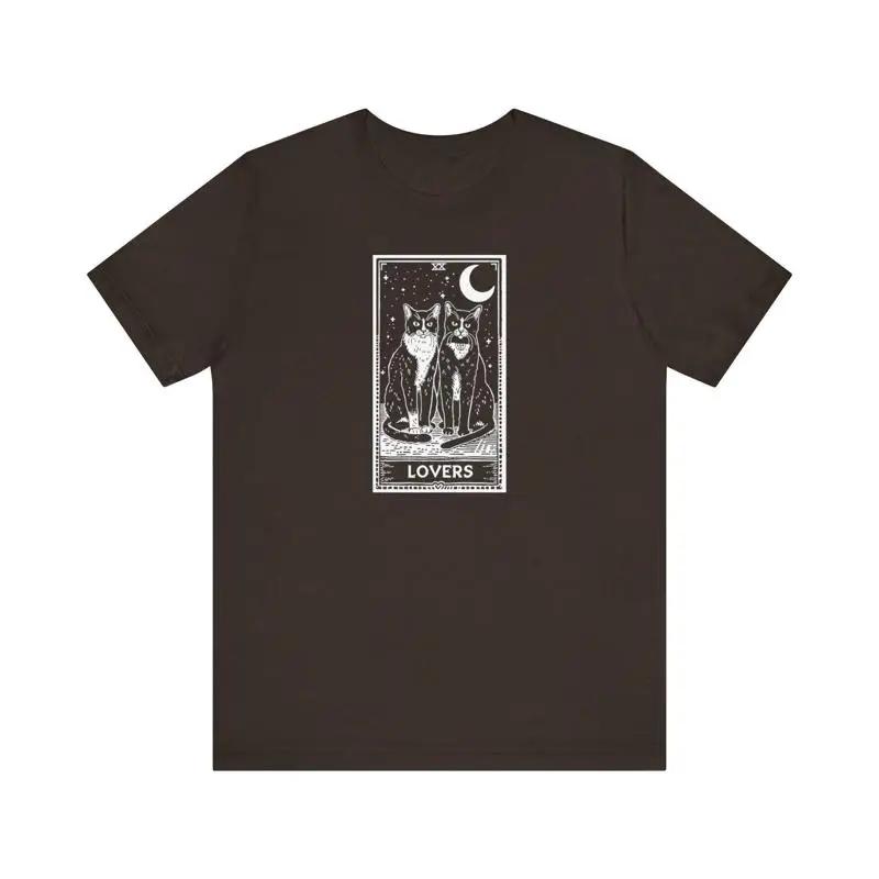 Lovers Tarot Cat T Shirt