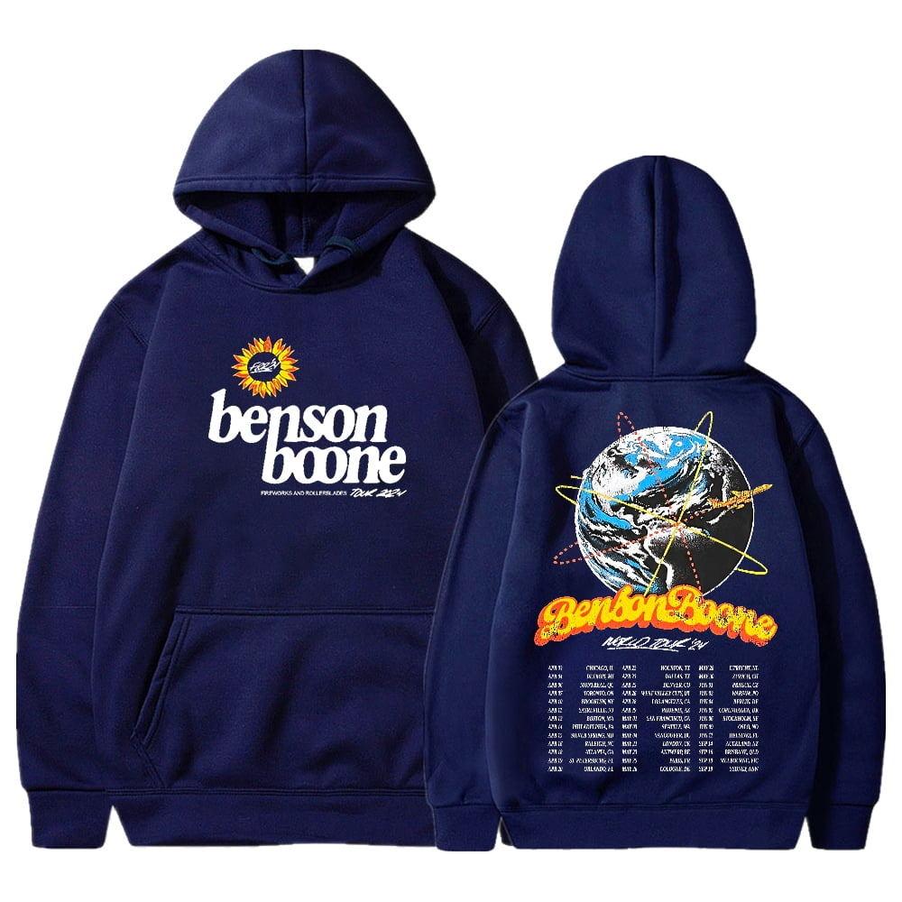 Benson Boone Feuerwerk & Rollschuhe Tour Merch Hoodie Damen Herren Langarm Sweatshirt Mode Pullover Kleidung