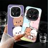 Bubu Dudu Cartoon Cute Soft Phone Case for Samsung Galaxy S24 S25 FE S26 Edge S23 Ultra S22 Plus S21 + Shockproof Cover Back She