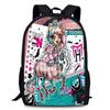 Monster High Unisex 15in Backpack Ergonomic Support Oxford Fabric Schoolbag