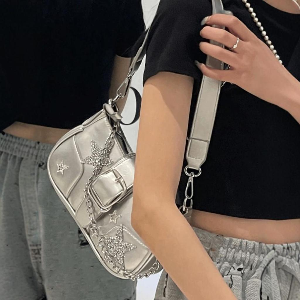Creative Star Crescent Bag: Y2K Sweet & Cool Versatile Summer Shoulder Bag