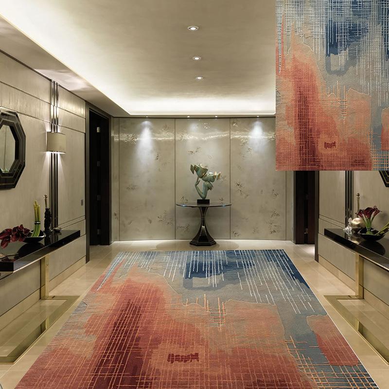 Nordic Art Abstract Living Room Carpet Three-dimensional Relief Artist Uses Carpet