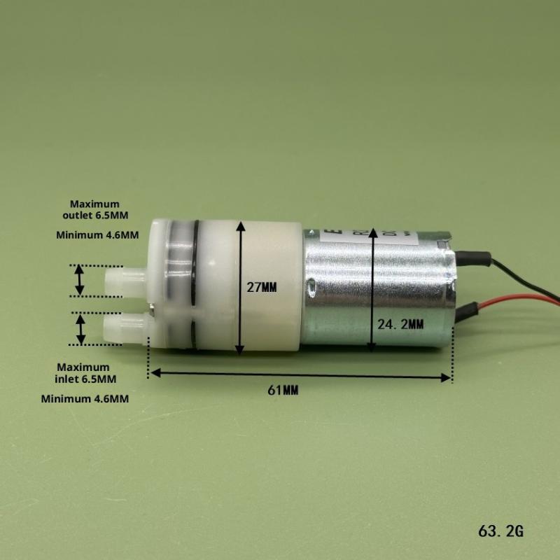 1Pcs Self-Priming Suction Water Pump Et R27 Series R27-06 Mini 370 Water Pump Dc 12V Micro Diaphragm Pump Diy Sweeper Robot