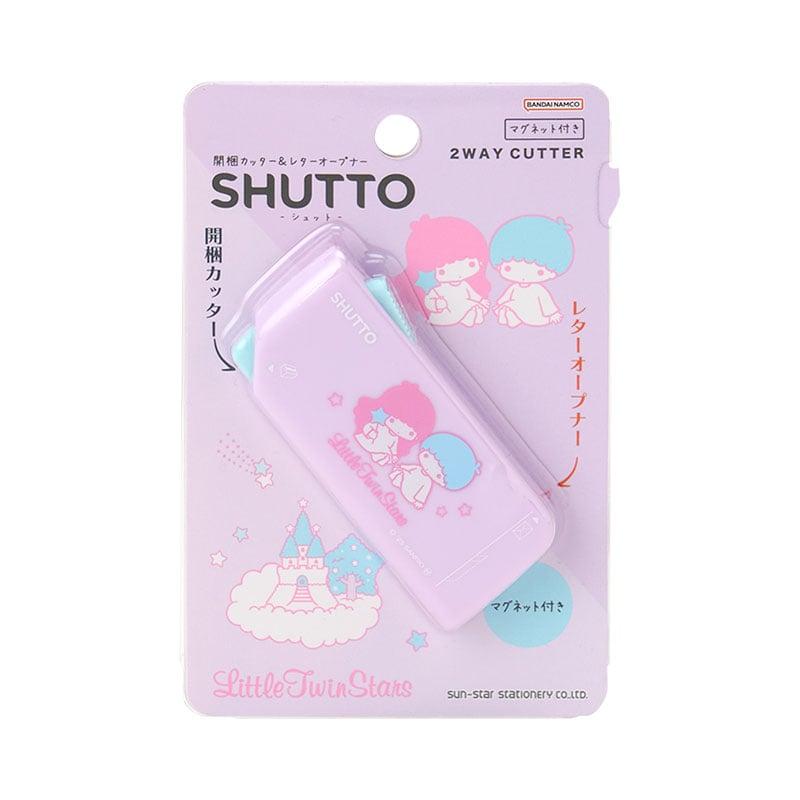 Sanrio Petit Collection Cutter & Letter Opener SHUTTO Little Twin Stars