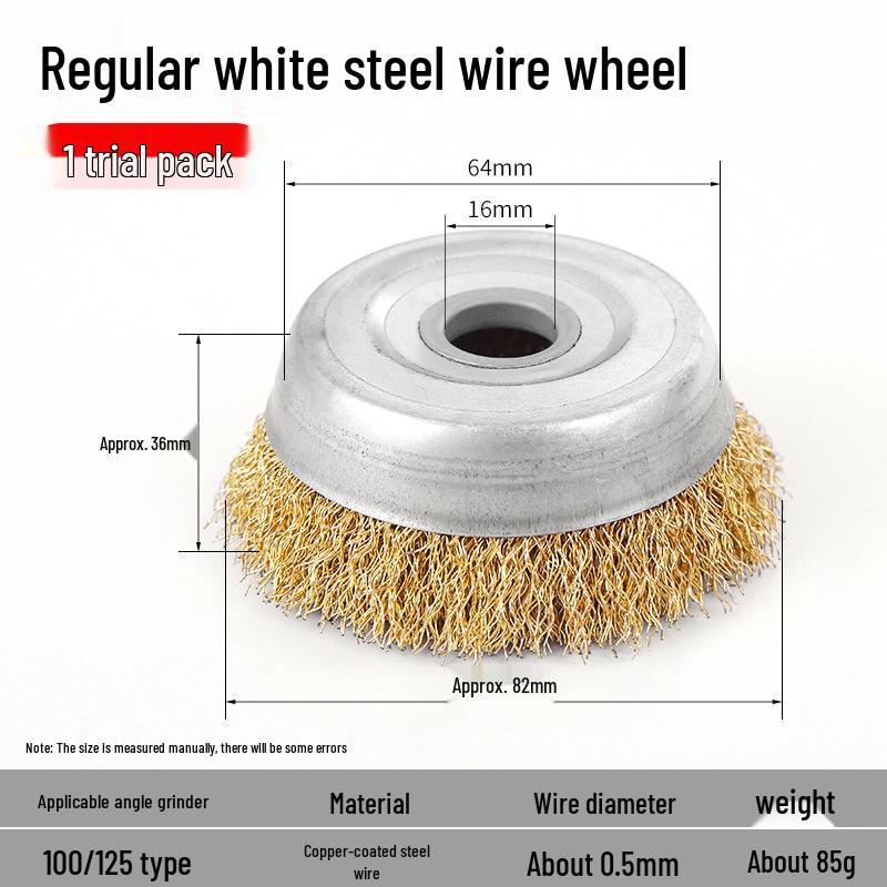 Rust Removal Steel Wire Brush Head for Angle Grinder