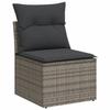 VidaXL Salon de jardin 6 pcs avec coussins gris résine tressée 3267890