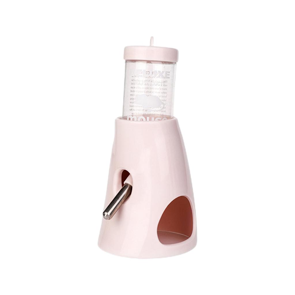 Plastic Water Bottle with Stable Stand Leak Proof for Rabbits Rats Chipmunks Squirrels and Other Small Animals Rodents