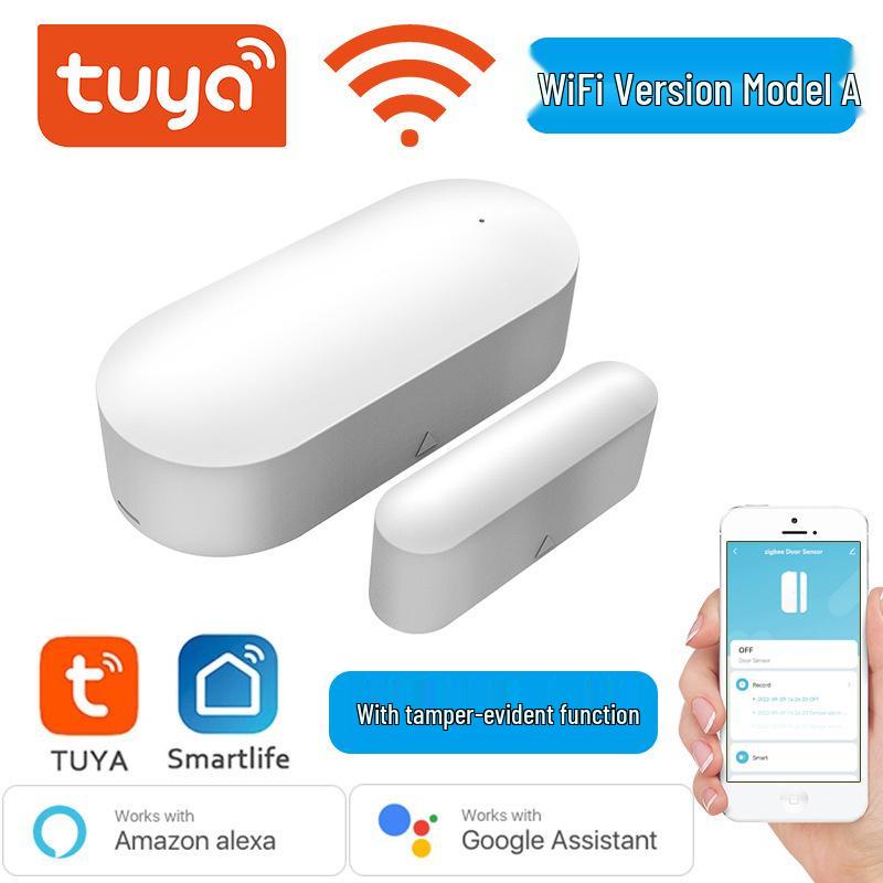 Graffiti Smart Zigbee Door/Window Magnetic Sensor with Remote Alarm & Tuya App Integration