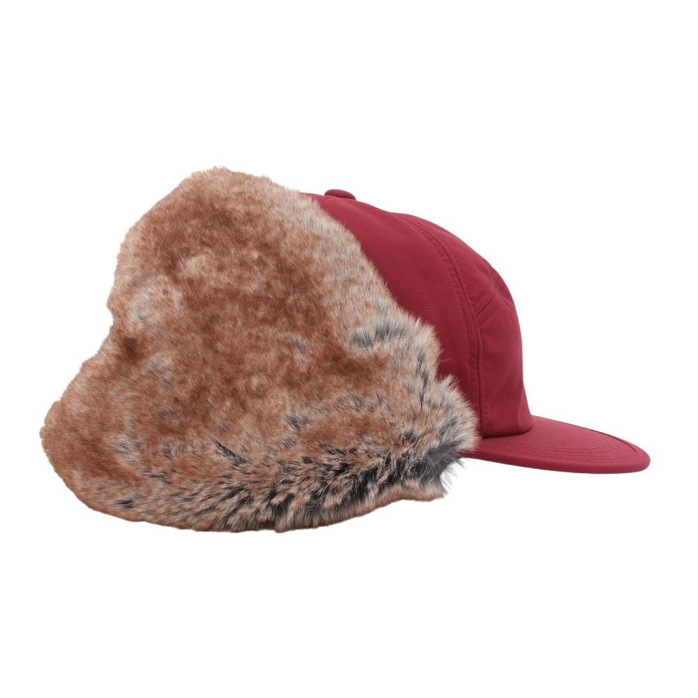 The North Face Kšiltovka Badland, Zateplená, Vodotěsná, Prodyšná, Ochrana proti UV záření, Klapky na uši, Unisex (Červená řepa / Velikost L)