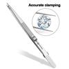 Slide Locking Tweezers Stainless Steel Fine Tipped Precision Tweezers Straight Curved Industrial Tweezers for Jewelry